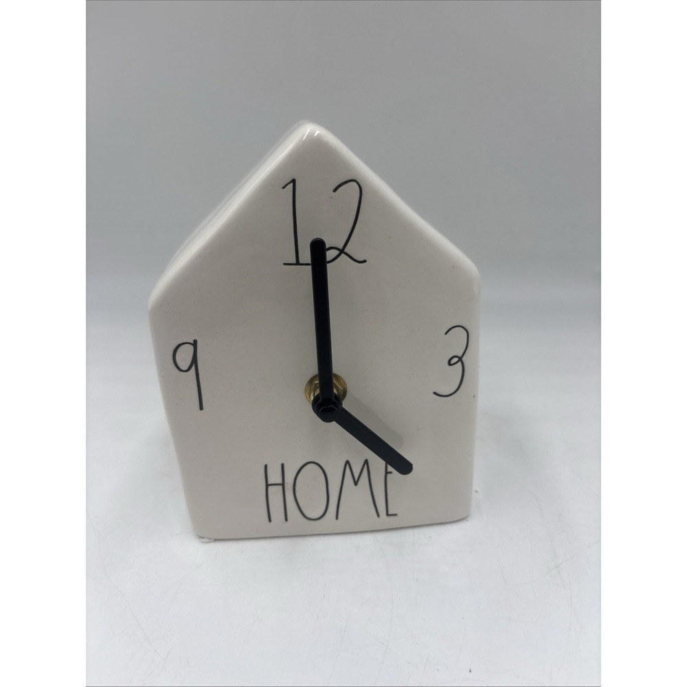 Rae Dunn HOME Ceramic Clock by Magenta Artisan Collection Modern Farmhouse Decor